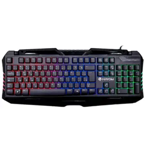 Teclado Gamer Hayom RGB Iluminação LED ABNT2 Preto TC3205 Teclado Gamer Hayom RGB Iluminação LED ABNT2 Preto TC3205