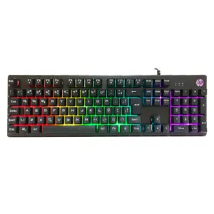 Teclado Gamer HP K500F LED RGB Multimídia ABNT2 Preto 7ZZ97AA#AC4 Teclado Gamer HP K500F LED RGB Multimídia ABNT2 Preto 7ZZ97AA#AC4