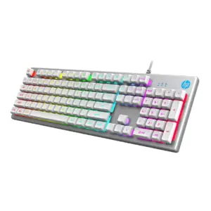 Teclado Gamer HP K500F LED ABNT2 Prata Teclado Gamer HP K500F LED ABNT2 Prata