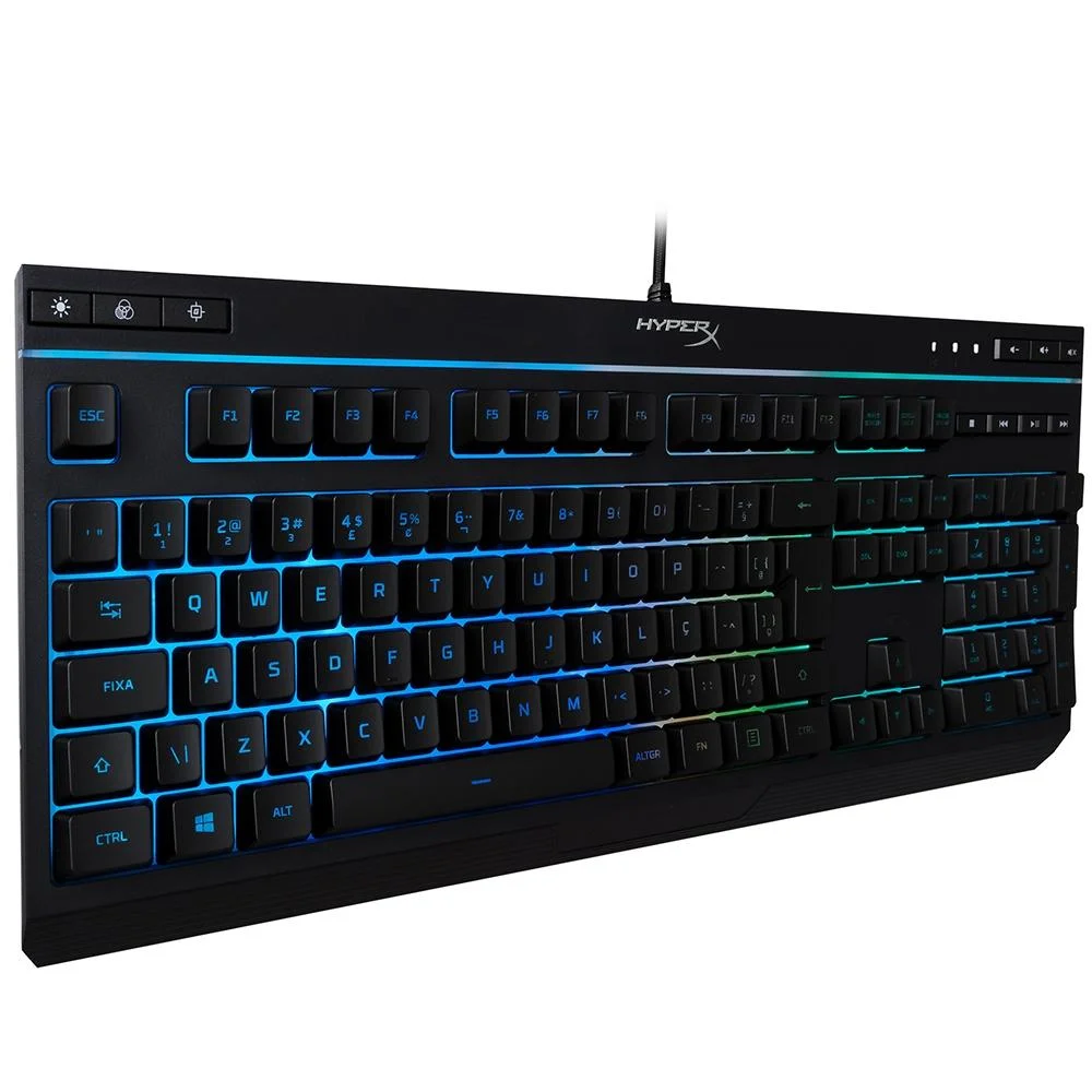 Teclado Gamer Membrana HyperX Alloy Core RGB ABNT2 HX-KB5ME2-BR