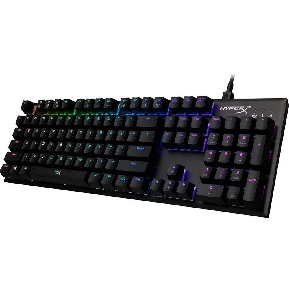 Teclado Gamer Mecânico HyperX Alloy FPS RGB Layout US HX-KB1SS2-US