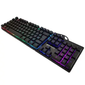 Teclado Gamer Knup LED RGB Anti-Ghosting ABNT2 Preto KP-2050 Teclado Gamer Knup LED RGB Anti-Ghosting ABNT2 Preto KP-2050