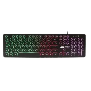 Teclado Gamer Knup RGB QWERTY Preto KP-2059 Teclado Gamer Knup RGB QWERTY Preto KP-2059
