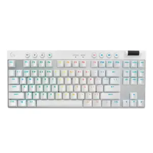 Teclado Gamer Mecânico Logitech G Pro X TKL Lightspeed Branco 920-012143 Teclado Gamer Mecânico Logitech G Pro X TKL Lightspeed Branco 920-012143