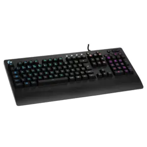 Teclado Gamer Membrana Logitech G213 Prodigy RGB Lightsync Resistente a Respingos ABNT2 Preto 920-009438 Teclado Gamer Membrana Logitech G213 Prodigy RGB Lightsync Resistente a Respingos ABNT2 Preto 920-009438