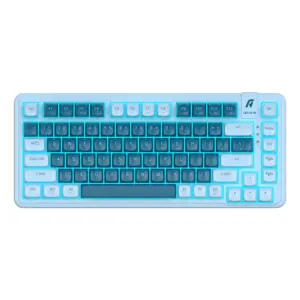 Teclado Gamer Mecânico Aplus Cetus 75 TKL Gasket Hotswap Switch Red Jerrzi Iluminação Azul Teclado Gamer Mecânico Aplus Cetus 75 TKL Gasket Hotswap Switch Red Jerrzi Iluminação Azul