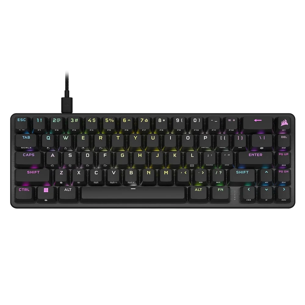 Teclado Gamer Mecânico Corsair K65 Pro Mini RGB Switch OPX Layout US Preto CH-91A401A-NA