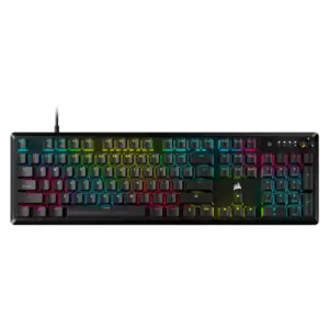Teclado Gamer Mecânico Corsair K70 Core RGB Switch Linear Vermelho Preto CH-910971E-NA Teclado Gamer Mecânico Corsair K70 Core RGB Switch Linear Vermelho Preto CH-910971E-NA