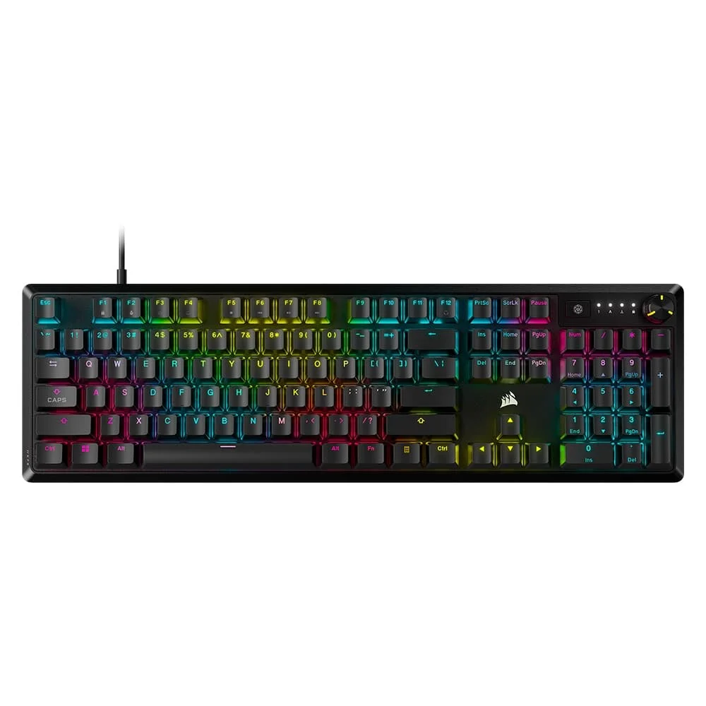 Teclado Gamer Mecânico Corsair K70 Core RGB Switch Linear Vermelho Preto CH-910971E-NA