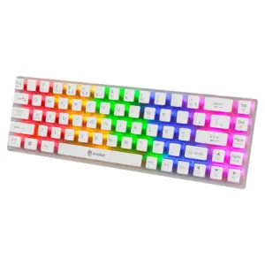 Teclado Gamer Mecânico Evolut Lumini 60% Switch Blue Transparente EG217 Teclado Gamer Mecânico Evolut Lumini 60% Switch Blue Transparente EG217