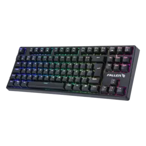 Teclado Gamer Mecânico Fallen Pantera TKL Switch Blue Preto Teclado Gamer Mecânico Fallen Pantera TKL Switch Blue Preto