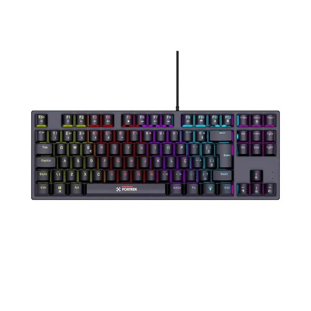 Teclado Gamer Mecânico Fortrek Gravity 80 TKL Preto