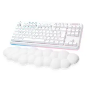 Teclado Gamer Mecânico Logitech G715 Sem Fio RGB Switch Tactile Branco Teclado Gamer Mecânico Logitech G715 Sem Fio RGB Switch Tactile Branco