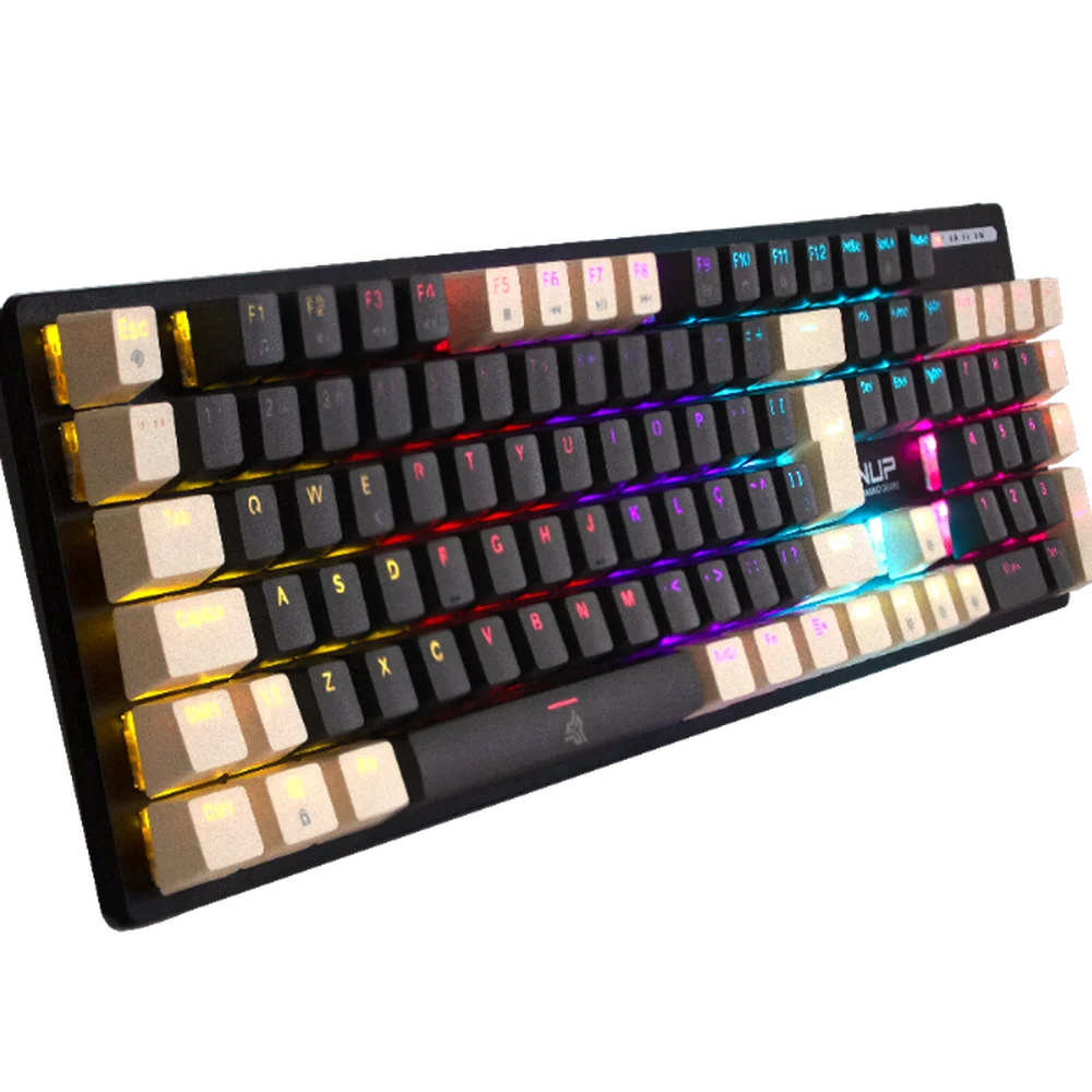 Teclado Gamer Mecânico LED RGB Switch Red