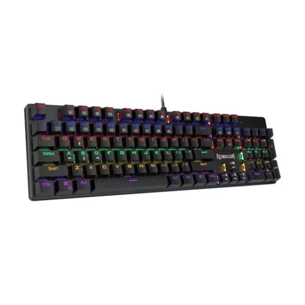 Teclado Gamer Mecânico Redragon Valheim Rainbow K608-R