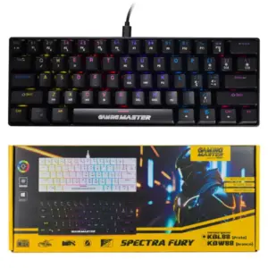 Teclado Gamer Mecânico Spectrafury RGB Preto KBL8
