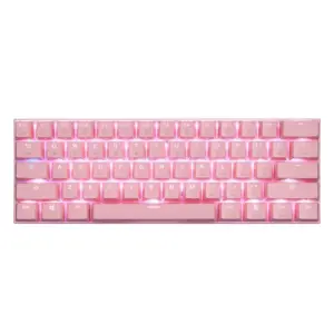 Teclado Gamer Mecânico Motospeed GK82 LED Branco Switch Blue Sem Fio Rosa FMST0050AZL Teclado Gamer Mecânico Motospeed GK82 LED Branco Switch Blue Sem Fio Rosa FMST0050AZL