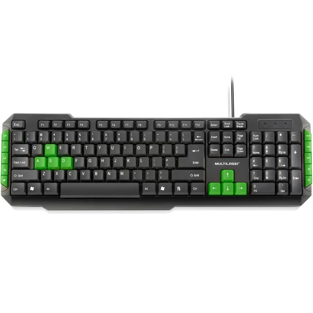 Teclado Gamer Multi Multimídia ABNT2 TCC201