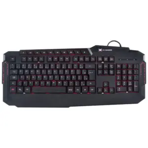 Teclado Gamer Multimídia VX Gaming Hercules LED 3 Cores GT200 Teclado Gamer Multimídia VX Gaming Hercules LED 3 Cores GT200