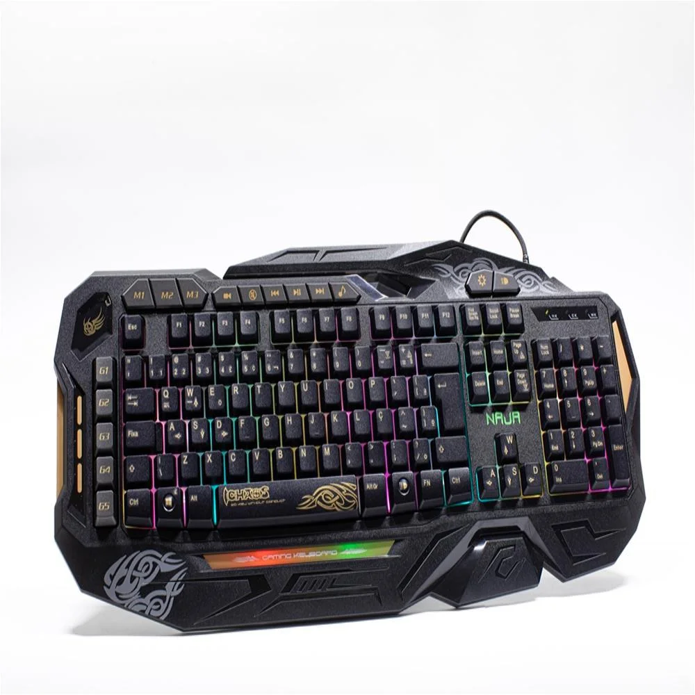 Teclado Gamer Naja À Prova d’Água Com LED ABNT2 TCO-803