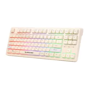 Teclado Gamer Neologic Infinite Play Colors Rainbow Branco Teclado Gamer Neologic Infinite Play Colors Rainbow Branco