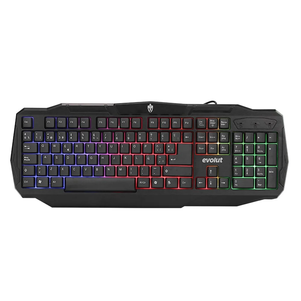 Teclado Gamer Evolut Ranger Iluminação Rainbow EG207