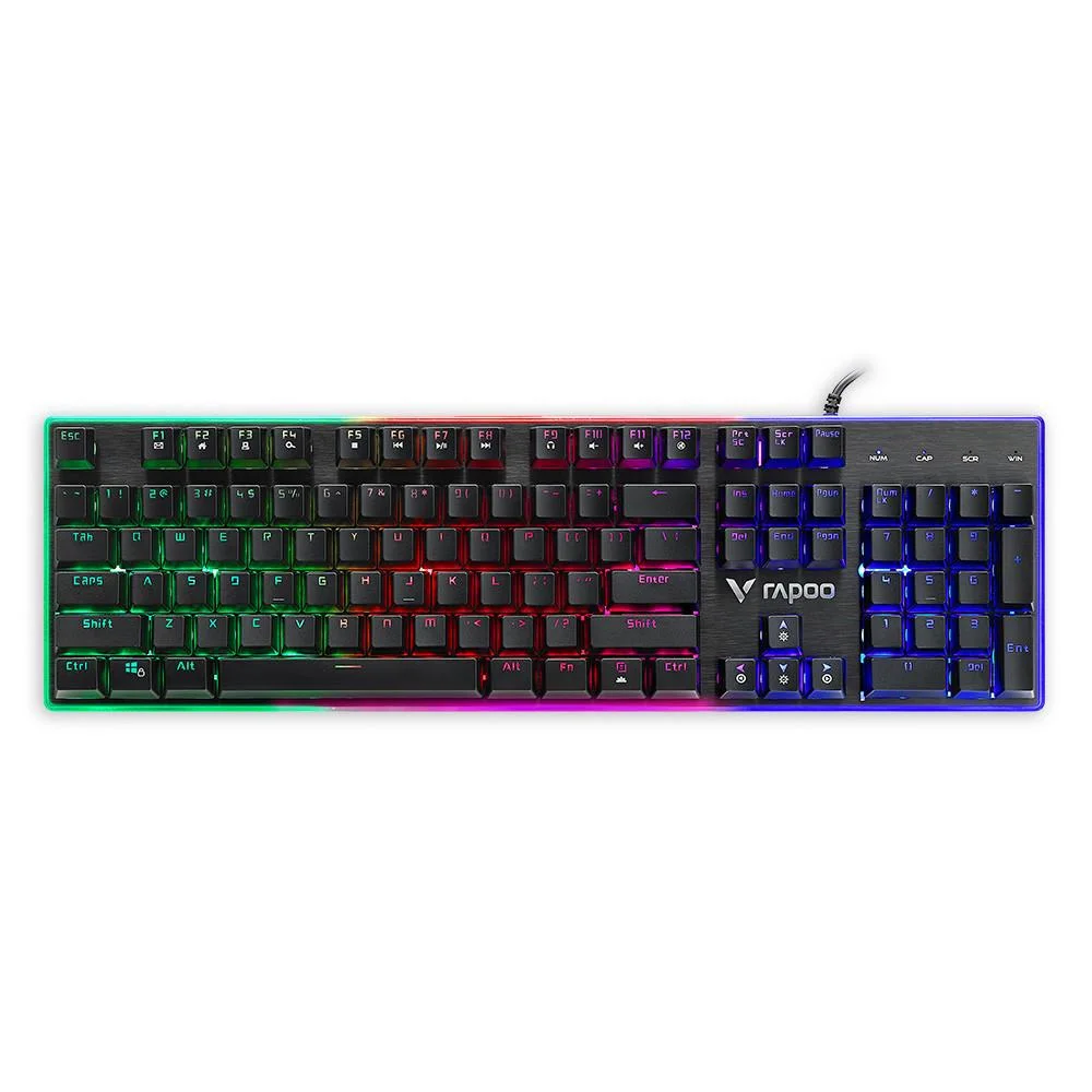Teclado Gamer Rapoo Vpro Retroiluminado Preto RA029