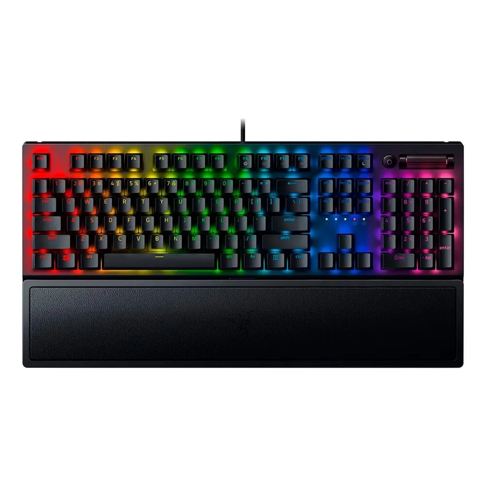 Teclado Gamer Mecânico Razer Blackwidow V3 Tenkeyless Chroma RGB Switch Yellow Preto RZ0303491800