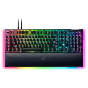 Teclado Gamer Mecânico Razer Blackwidow V4 Pro Chroma RGB Switch Amarelo Layout US Preto RZ0304681900 Teclado Gamer Mecânico Razer Blackwidow V4 Pro Chroma RGB Switch Amarelo Layout US Preto RZ0304681900