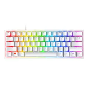 Teclado Gamer Óptico Razer Huntsman Mini 60% Switch Purple Mercury (Branco) Teclado Gamer Óptico Razer Huntsman Mini 60% Switch Purple Mercury (Branco)