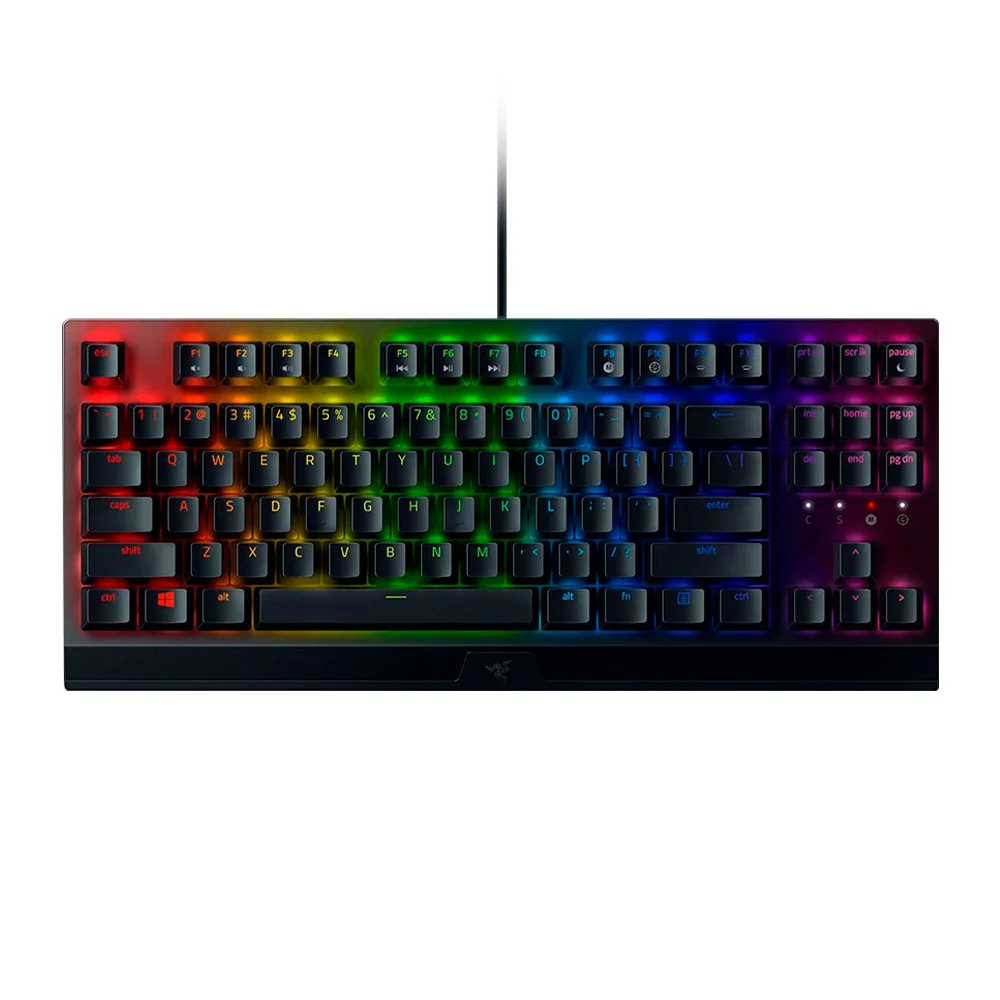 Teclado Gamer Mecânico Razer Blackwidow V3 Tenkeyless Chroma RGB Switch Yellow Layout US