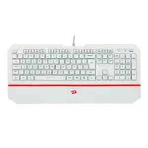Teclado Gamer Membrana Redragon Karura 2 Multimídia ABNT2 Branco K502W-N Teclado Gamer Membrana Redragon Karura 2 Multimídia ABNT2 Branco K502W-N
