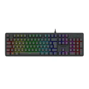 Teclado Gamer Membrana Redragon Netherbane RGB Full-Size ABNT2 Preto K521-RGB Teclado Gamer Membrana Redragon Netherbane RGB Full-Size ABNT2 Preto K521-RGB