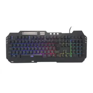 Teclado Gamer Knup RGB Com Apoio KP-TE105 Teclado Gamer Knup RGB Com Apoio KP-TE105