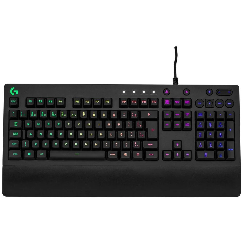 Teclado Gamer Membrana Logitech G213 Prodigy RGB