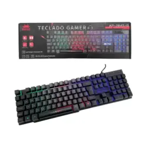 Teclado Gamer Semi-Mecânico Knup LED RGB KP-2043 Teclado Gamer Semi-Mecânico Knup LED RGB KP-2043