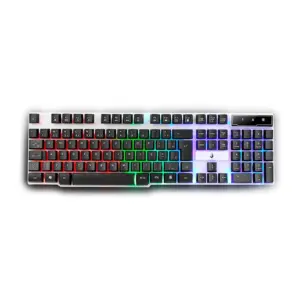 Teclado Gamer Semi-Mecânico Rise Mode G1 Full Preto e Branco RM-TG-01-BW Teclado Gamer Semi-Mecânico Rise Mode G1 Full Preto e Branco RM-TG-01-BW