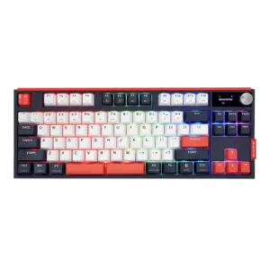 Teclado Gamer Óptico Skyloong GK87 8K RGB Hotswap LCD Switch Silver Preto Teclado Gamer Óptico Skyloong GK87 8K RGB Hotswap LCD Switch Silver Preto