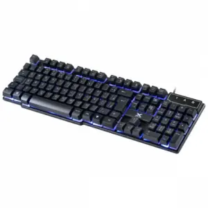 Teclado Gamer Vinik VX Hydra LED Azul ABNT2 Preto GT700
