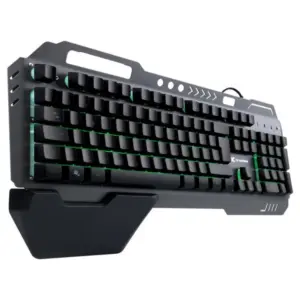 Teclado Gamer Membrana Viniki GT500 LED 7 Cores Apoio de Pulso ABNT2 Preto Teclado Gamer Membrana Viniki GT500 LED 7 Cores Apoio de Pulso ABNT2 Preto