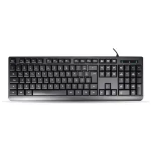 Teclado K-mex Multimídia ABNT2 Preto KM-D128