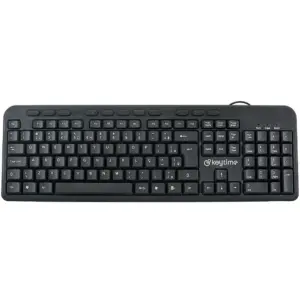 Teclado Keytime Keycraft Teclas Multimídia USB 2.0 Full-Size ABNT2 Preto KYT00010 Teclado Keytime Keycraft Teclas Multimídia USB 2.0 Full-Size ABNT2 Preto KYT00010