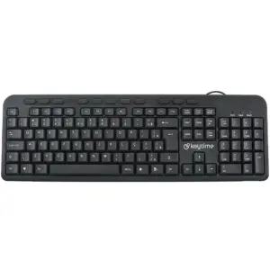 Teclado Keytime Office Keycraft USB 2.0 ABNT2 Preto Teclado Keytime Office Keycraft USB 2.0 ABNT2 Preto