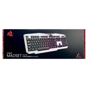 Teclado Gamer Knup Madset LED RGB Teclado Gamer Knup Madset LED RGB
