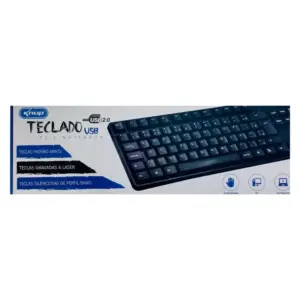 Teclado Knup Multimídia USB PC e Notebook Padrão ABNT2 Teclado Knup Multimídia USB PC e Notebook Padrão ABNT2