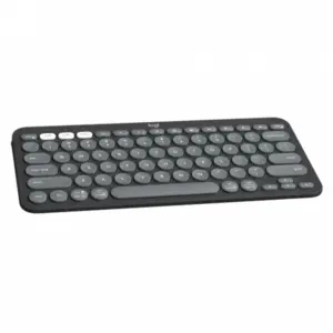 Teclado Bluetooth Logitech Pebble Keys 2 K380s Grafite Teclado Bluetooth Logitech Pebble Keys 2 K380s Grafite