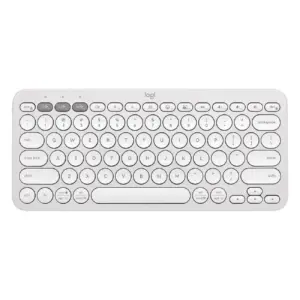 Teclado Sem Fio Logitech Pebble Keys 2 K380s Branco Teclado Sem Fio Logitech Pebble Keys 2 K380s Branco