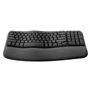 Teclado Sem Fio Logitech Wave Keys Ergonômico Layout US Preto 920-012281 Teclado Sem Fio Logitech Wave Keys Ergonômico Layout US Preto 920-012281