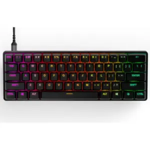 Teclado Gamer Magnético Steelseries Apex Pro Mini RGB Switch OmniPoint 2.0 Preto 64820 Teclado Gamer Magnético Steelseries Apex Pro Mini RGB Switch OmniPoint 2.0 Preto 64820