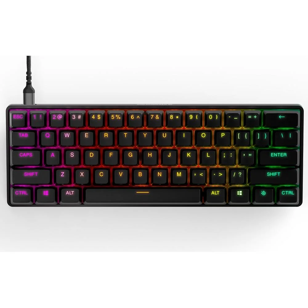 Teclado Gamer Magnético Steelseries Apex Pro Mini RGB Switch OmniPoint 2.0 Preto 64820